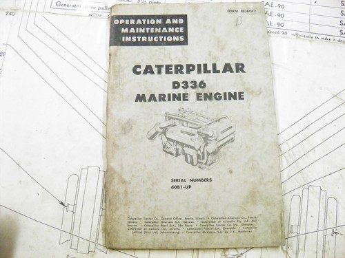 Cat caterpillar d336 marine - d336,